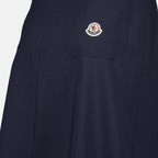 Jupes Jupe plissée Moncler Bleu foncé Femme