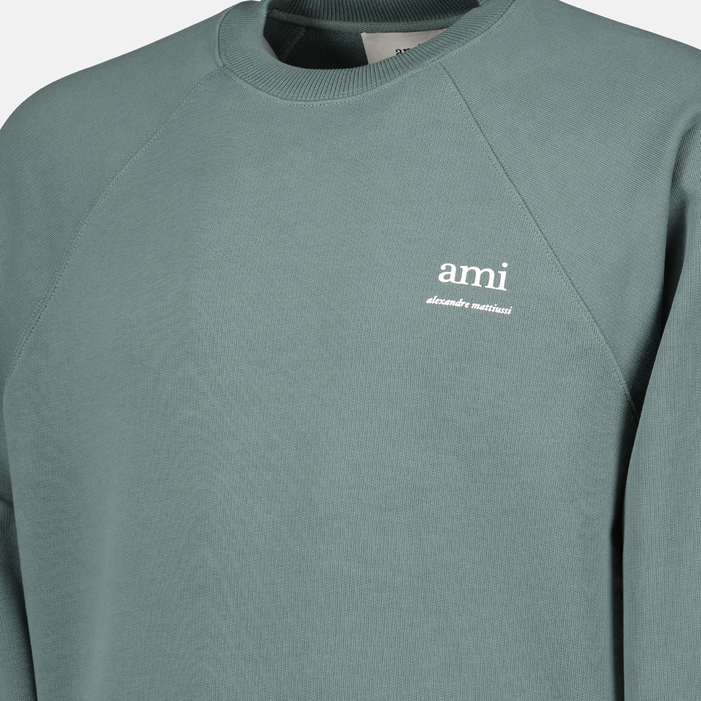 Felpe Sweatshirt Alexandre Matiussi Ami PARIS Verde Unisex