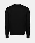 Maille Pull Ami de Coeur Ami PARIS Noir Homme