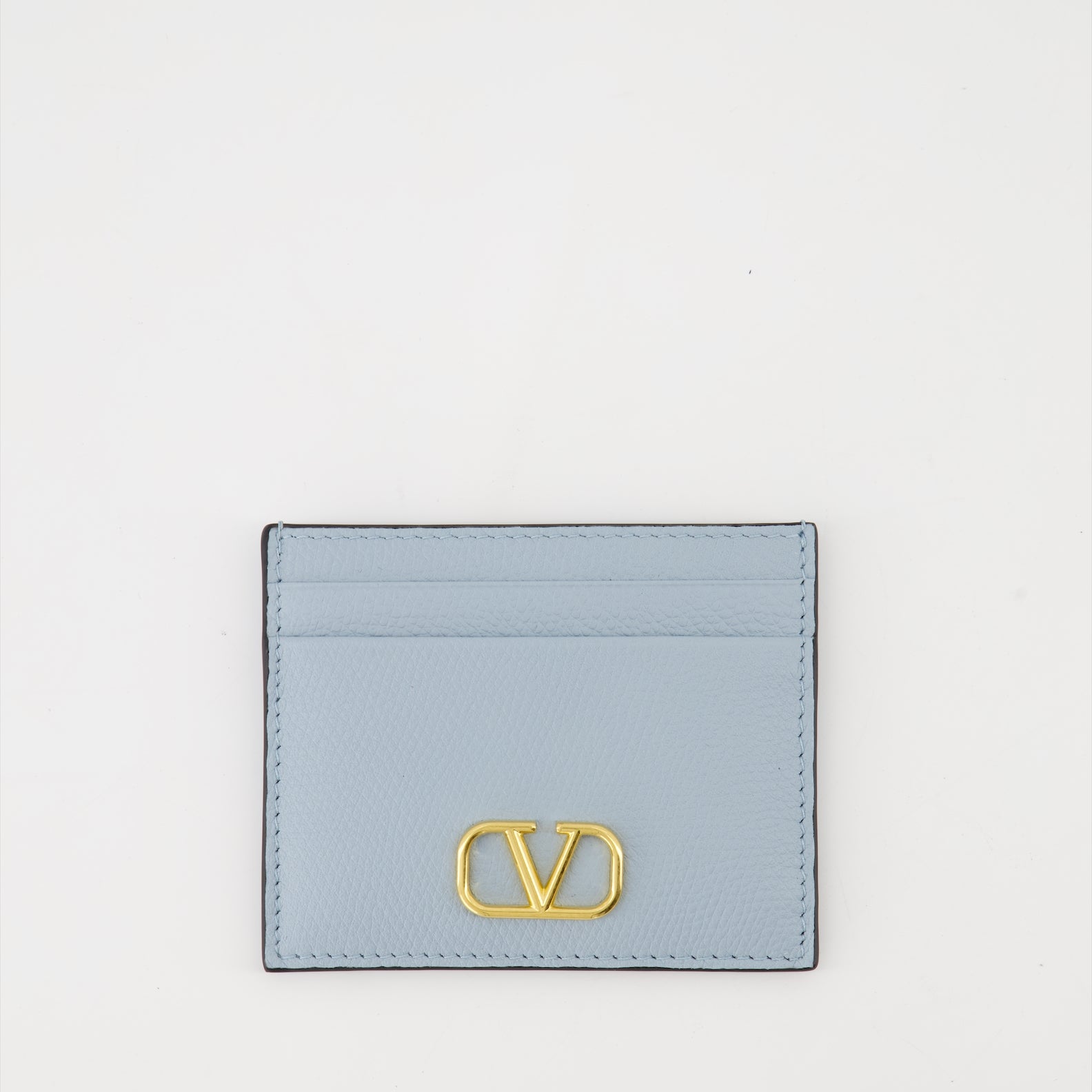 Small leather goods Porte-cartes VLogo Valentino Garavani Blue Femme