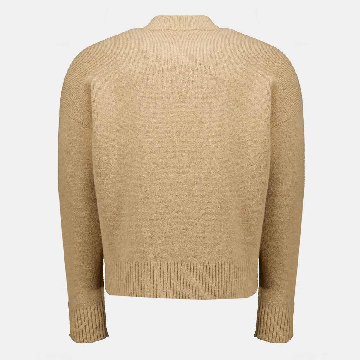Maille Beige AMI Heart Sweater Ami PARIS Beige Unisexe