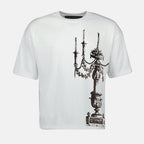 T-shirt T-shirt Chandelier L8 Studio Bianco Homme