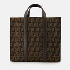 Bolsas tote FF tote bag Fendi Marrom Homme