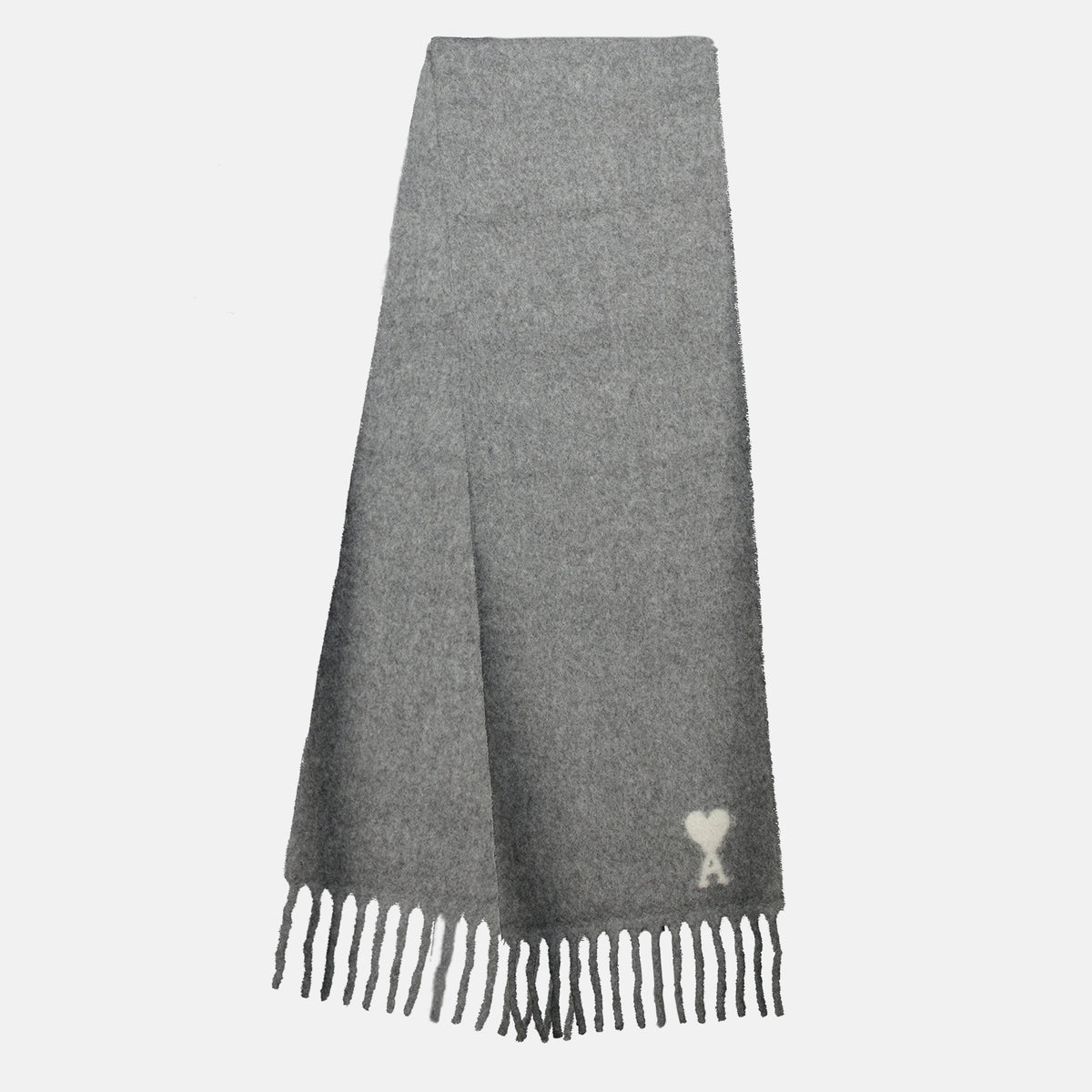 Écharpes, foulards et gants Écharpe grise en alpaga Ami PARIS Gris Unisexe