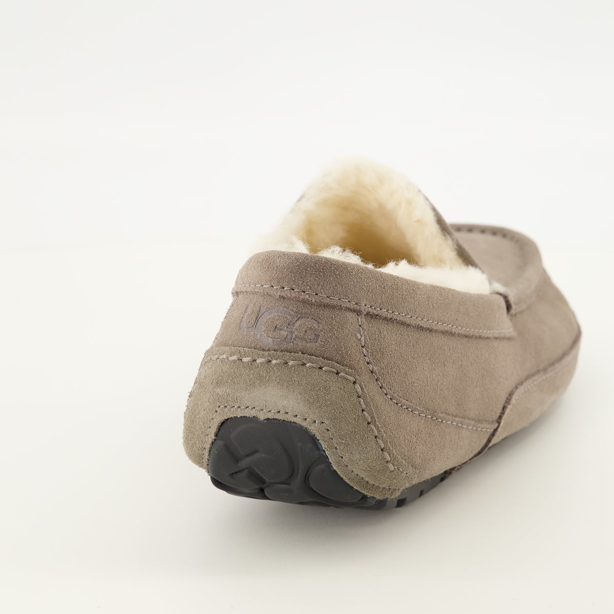 Mocassins Chausson Ascot gris Ugg Gris Homme
