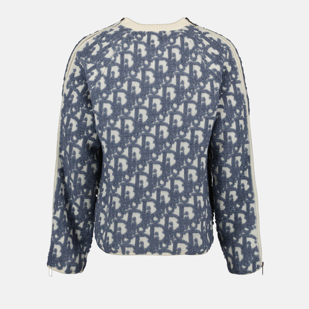 Maglieria Pull Oblique Dior Blu Homme