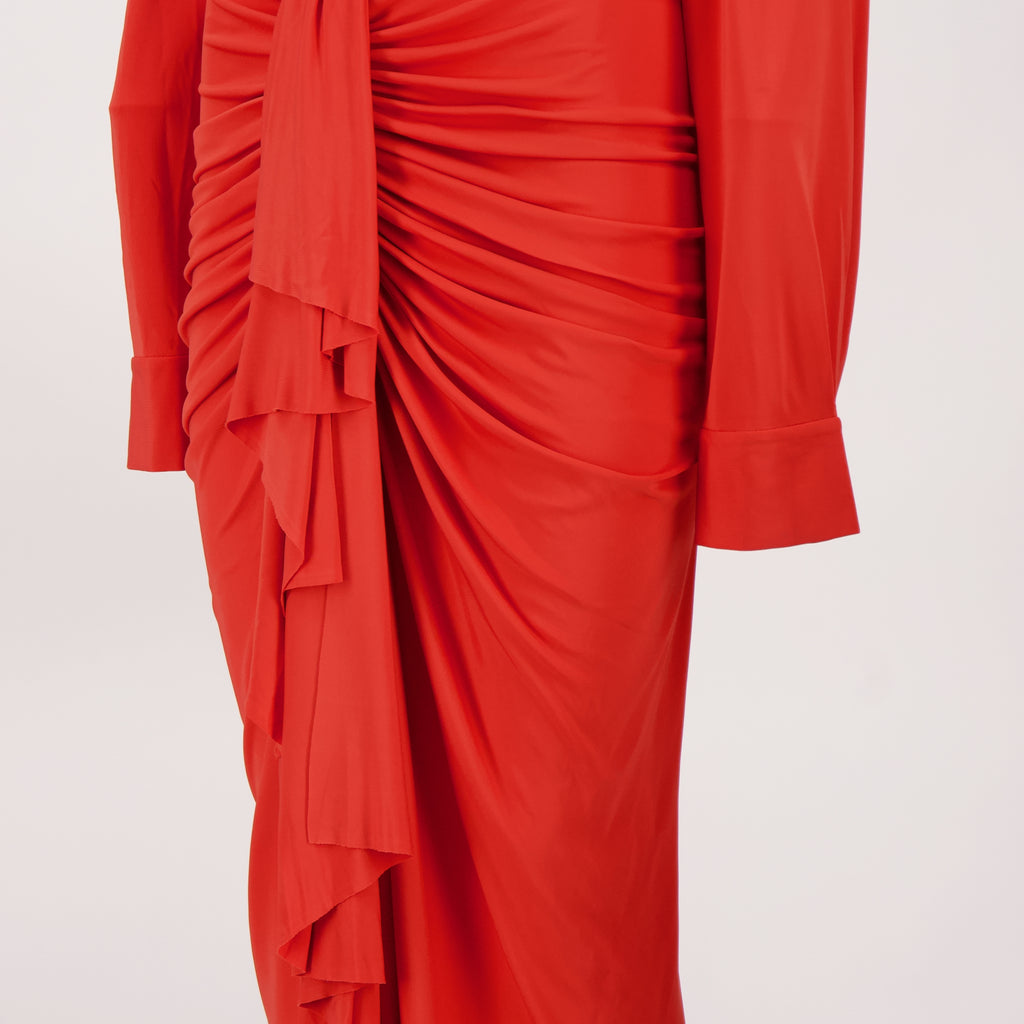 Image de l'article Robe Vivenda orange de la marque Christopher Esber pour Femme - Saison Printemps-Été 2026 - Vue détaillée_1