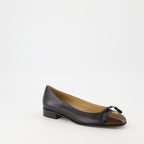 Chaussures plates Valet du roiバレリーナ Valentino Garavani Noir Femme