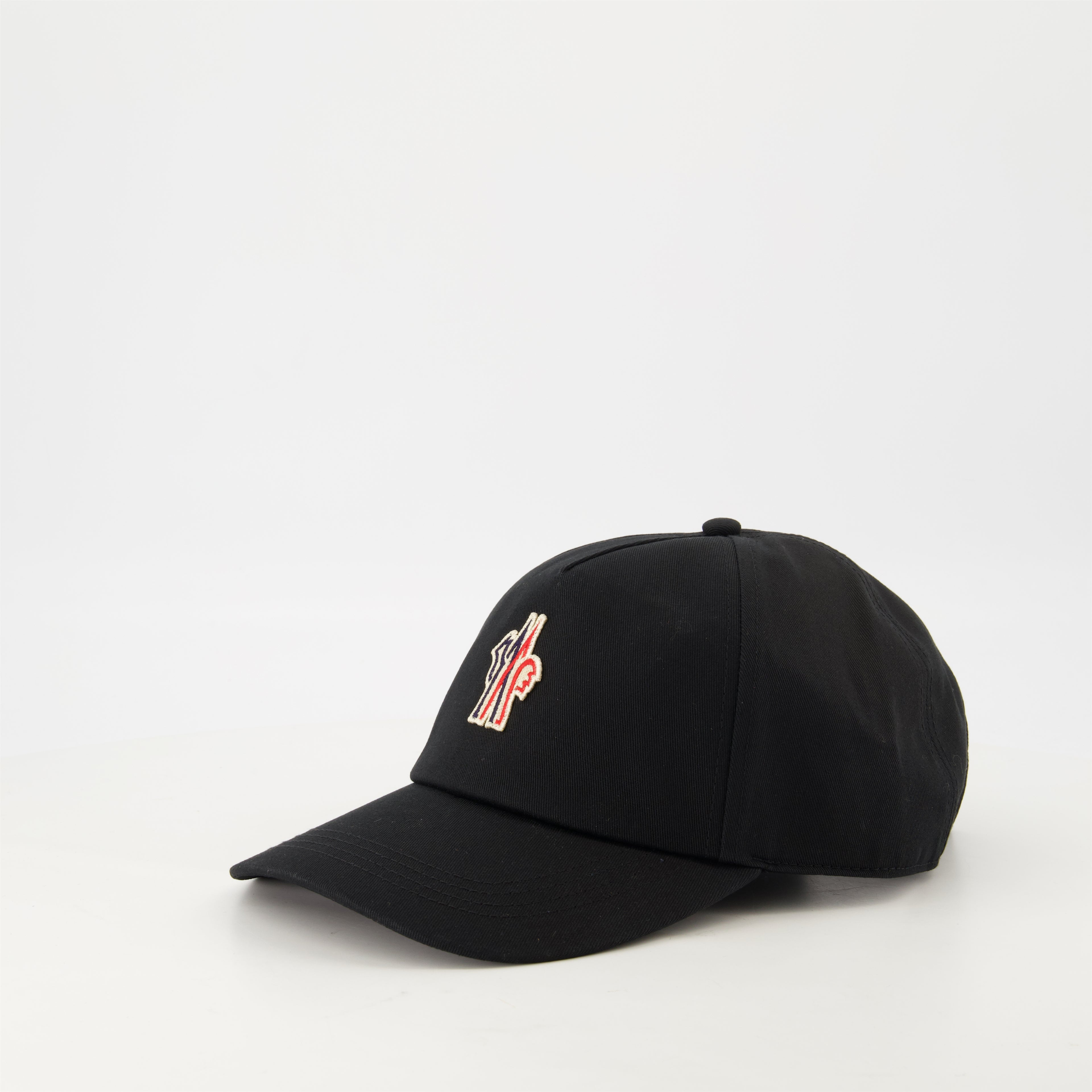 Hats, caps and beanies Logo Cap Moncler Grenoble Black Homme