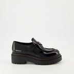 Mocassins Mocassins en cuir Chocolate Prada Noir Femme