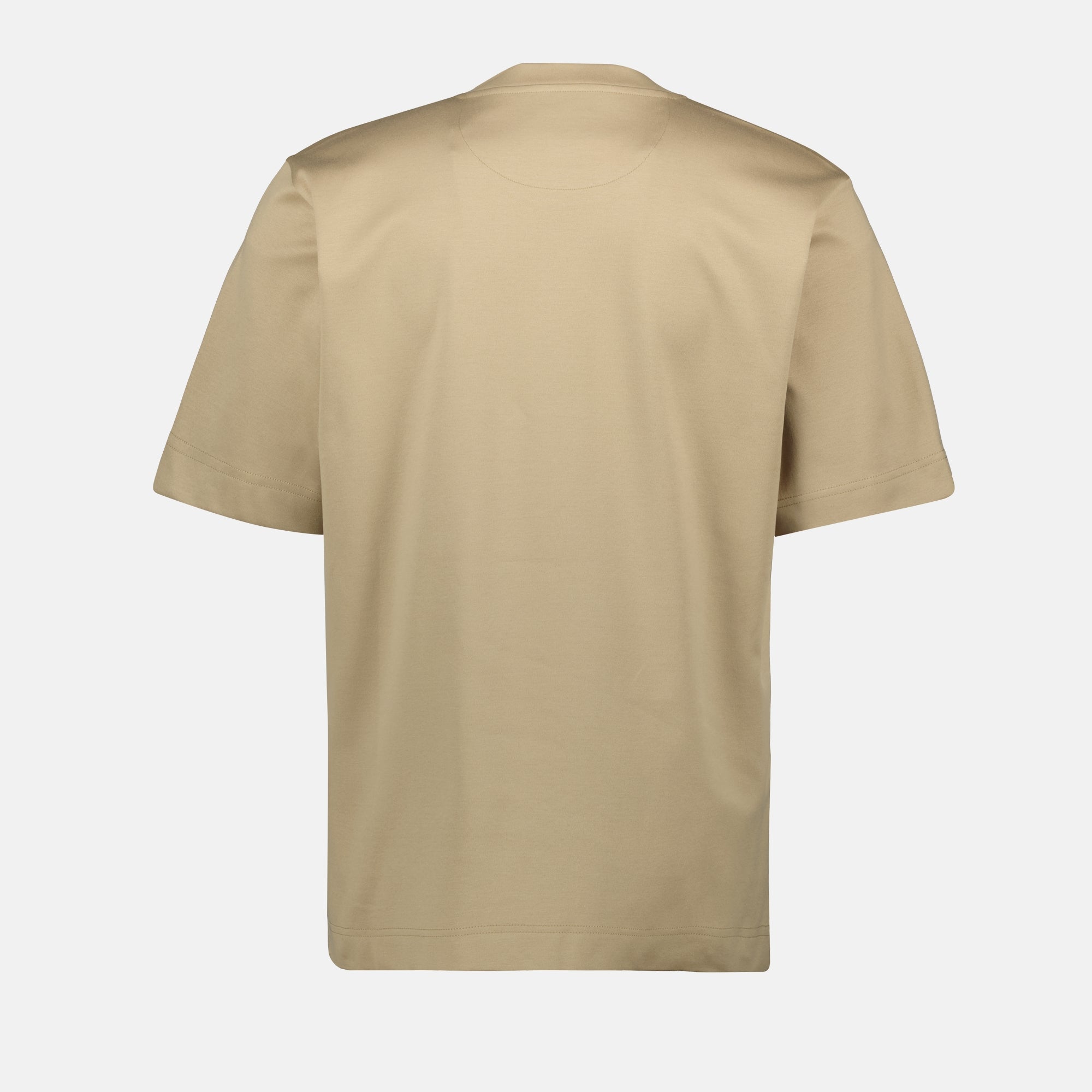 T-Shirts Baumwoll-T-Shirt Fendi Beige Herren