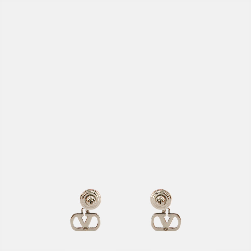Bijoux Boucles d'oreilles Vlogo Valentino Garavani Argenté Femme