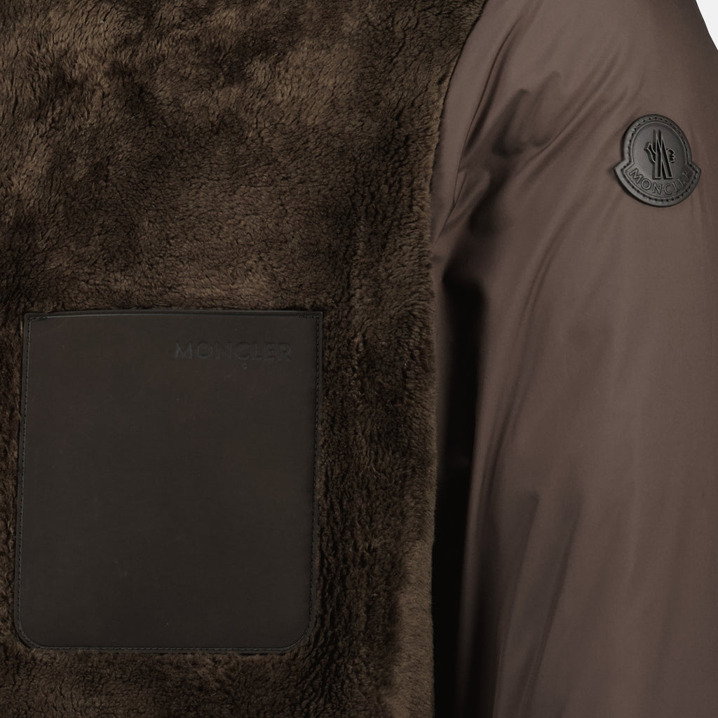 Vestes Doudoune Livra Moncler Marron Homme