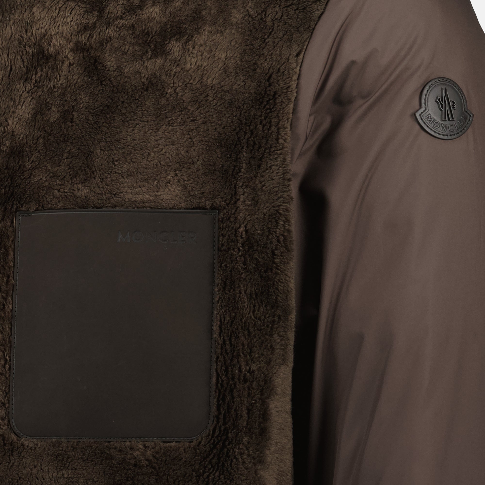 Vestes Doudoune Livra Moncler Marron Homme