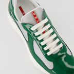 Baskets Baskets America's cup Prada Vert Homme