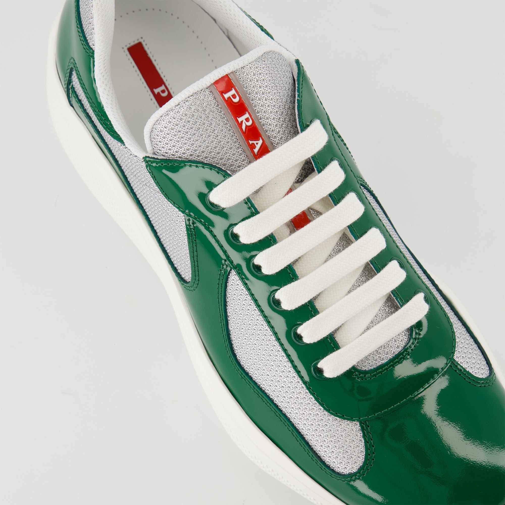 Baskets Baskets America's cup Prada Vert Homme