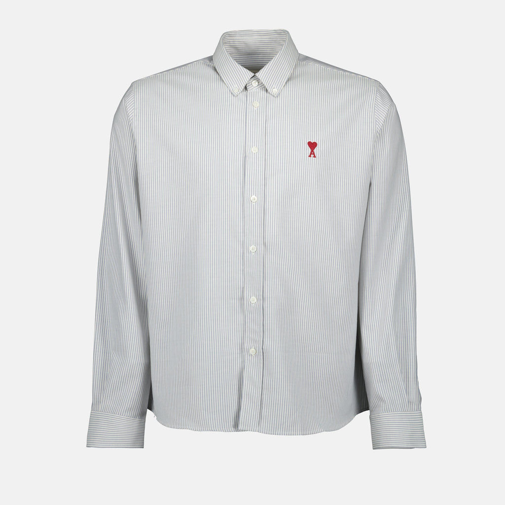 Camisas Camisa Ami de Coeur Ami PARIS Azul Unissex