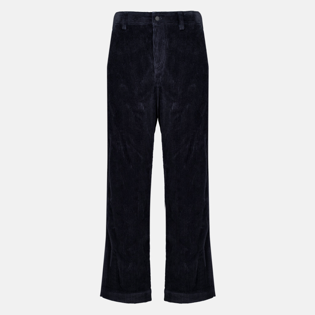 Pantalons Pantalon bleu marine en velours côtelé Moncler Grenoble Bleu foncé Homme