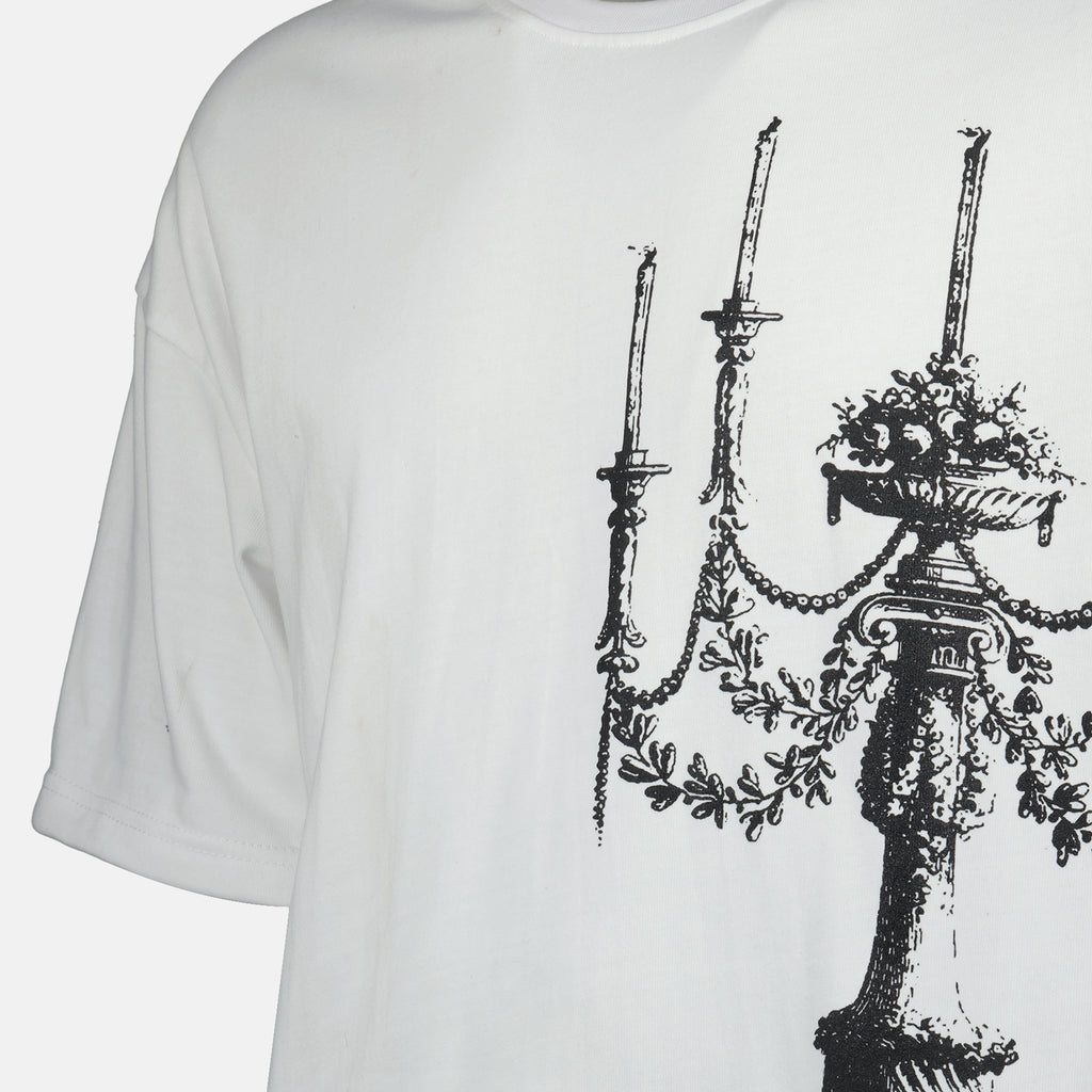 T-shirt T-shirt Chandelier L8 Studio Bianco Homme
