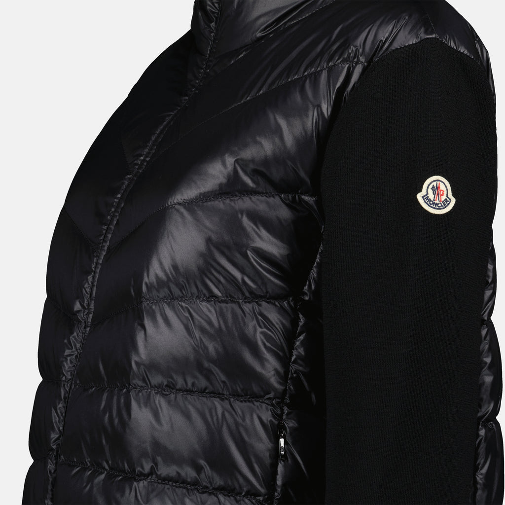 Jackets Bi-material jacket Moncler Black Femme