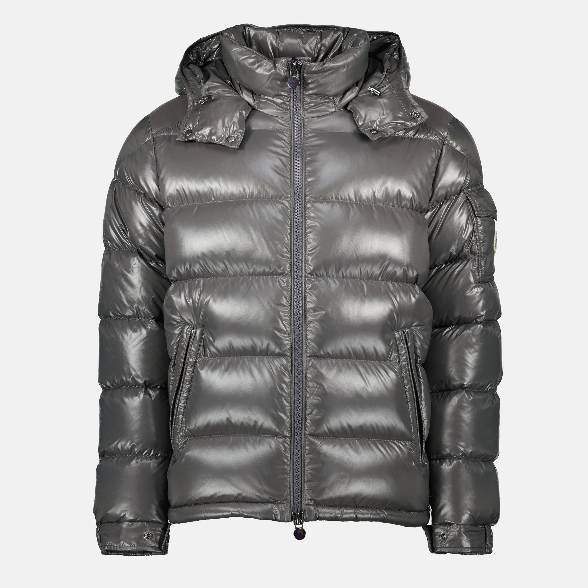 Image de l'article Doudoune Maya grise de la marque Moncler pour Homme - Saison Automne-Hiver 2025 - Vue de Face