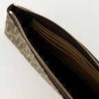 파우치 Pochette baguette imprimé FF Fendi 갈색 Femme