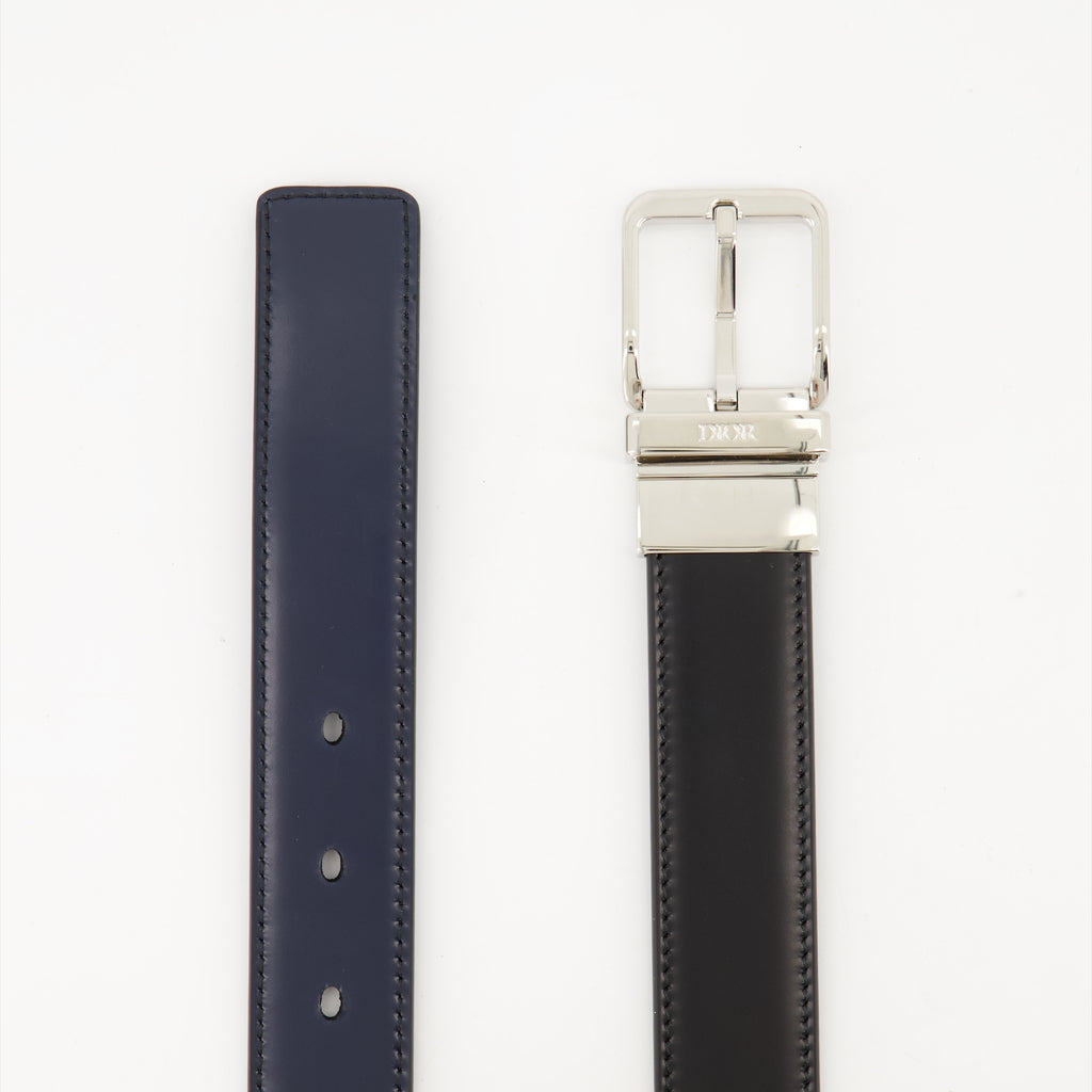 Ceintures Ceinture réversible Dior Noir Homme