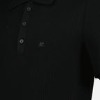 Polos Polo de punto acanalado Courrèges Negro Homme