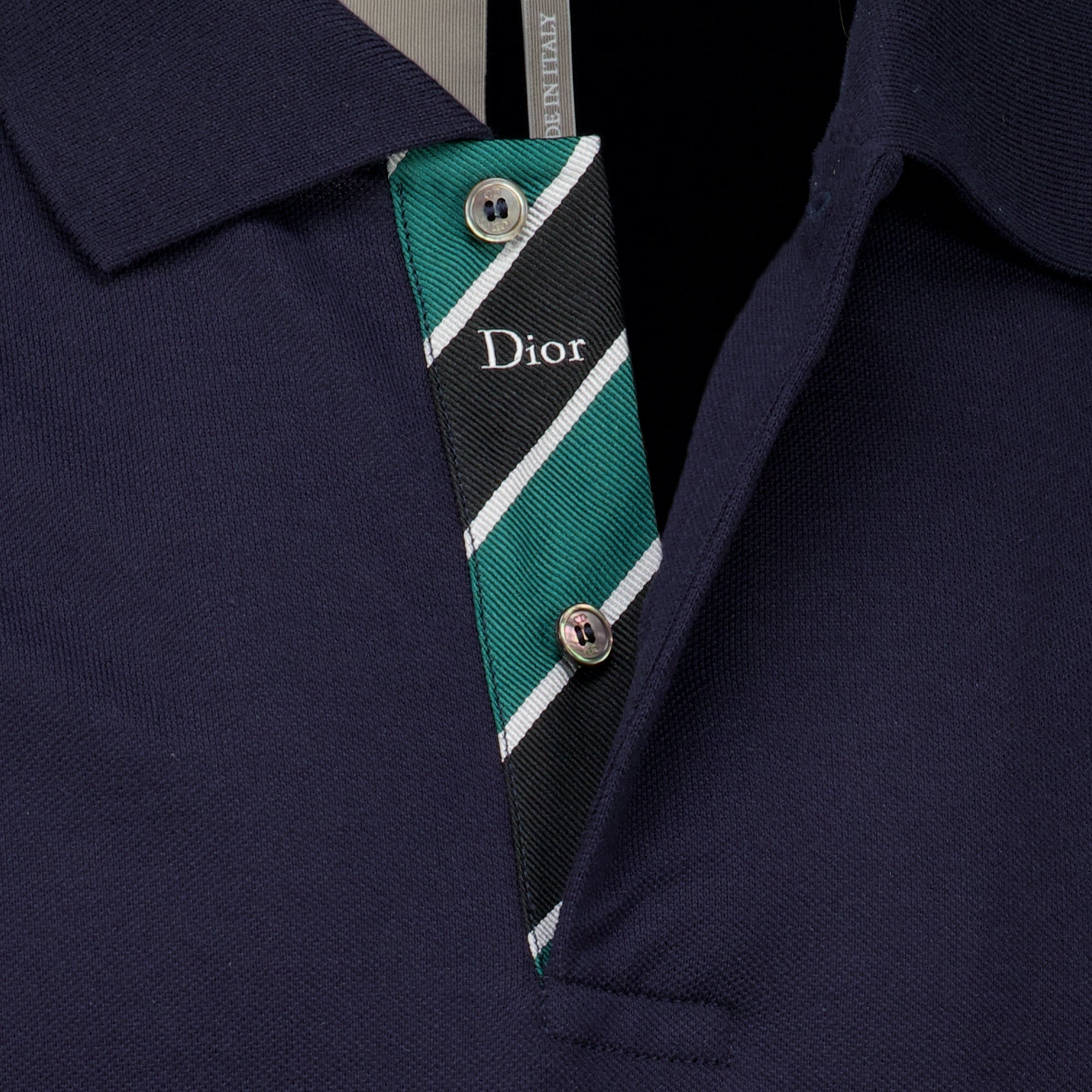 Polos Polo de Algodão Azul Marinho Dior Bleu foncé Homme