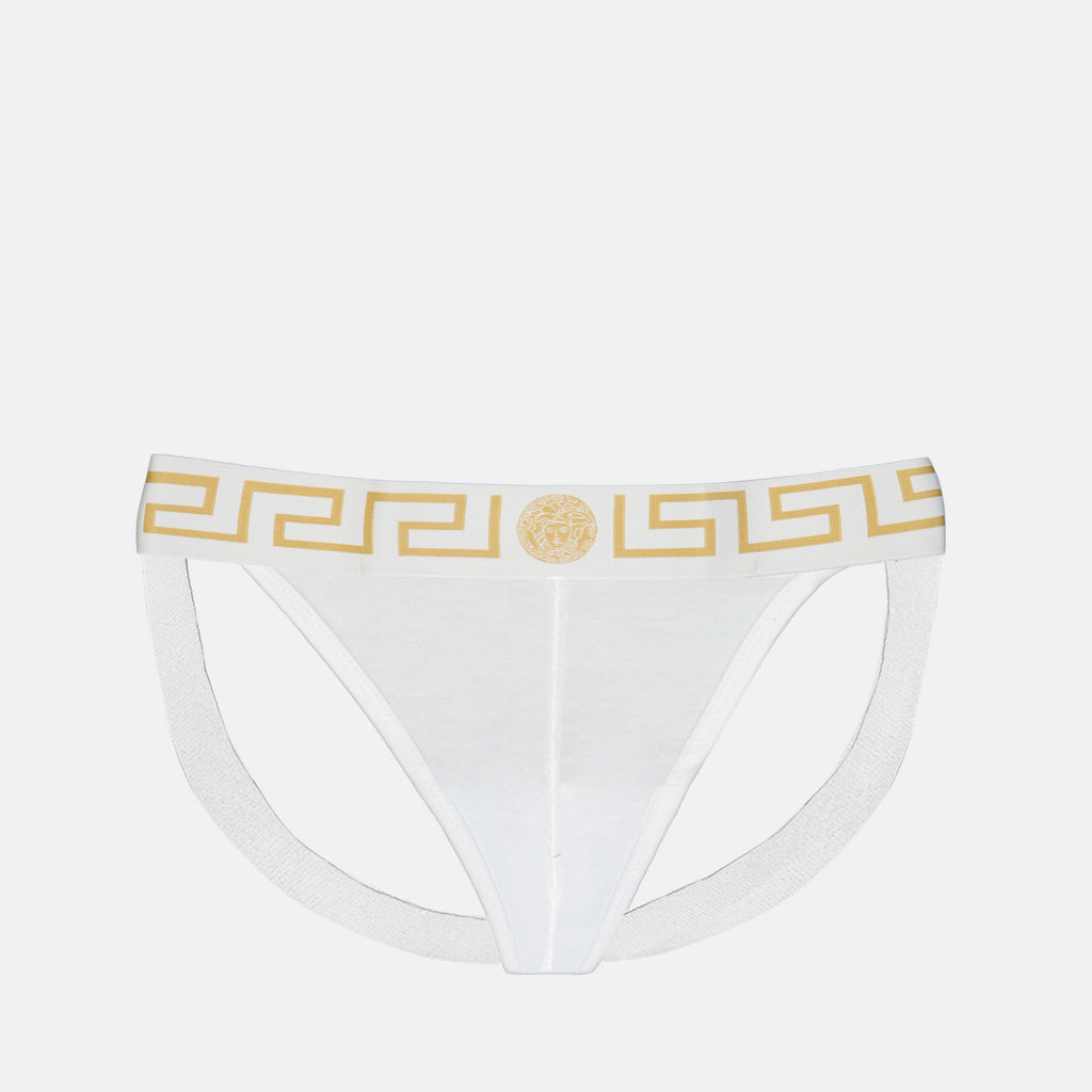 Sous-vêtements et homewear Jockstrap Medusa Greca Versace Blanc Homme