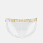 Intimo e homewear Jockstrap Medusa Greca Versace Bianco Homme