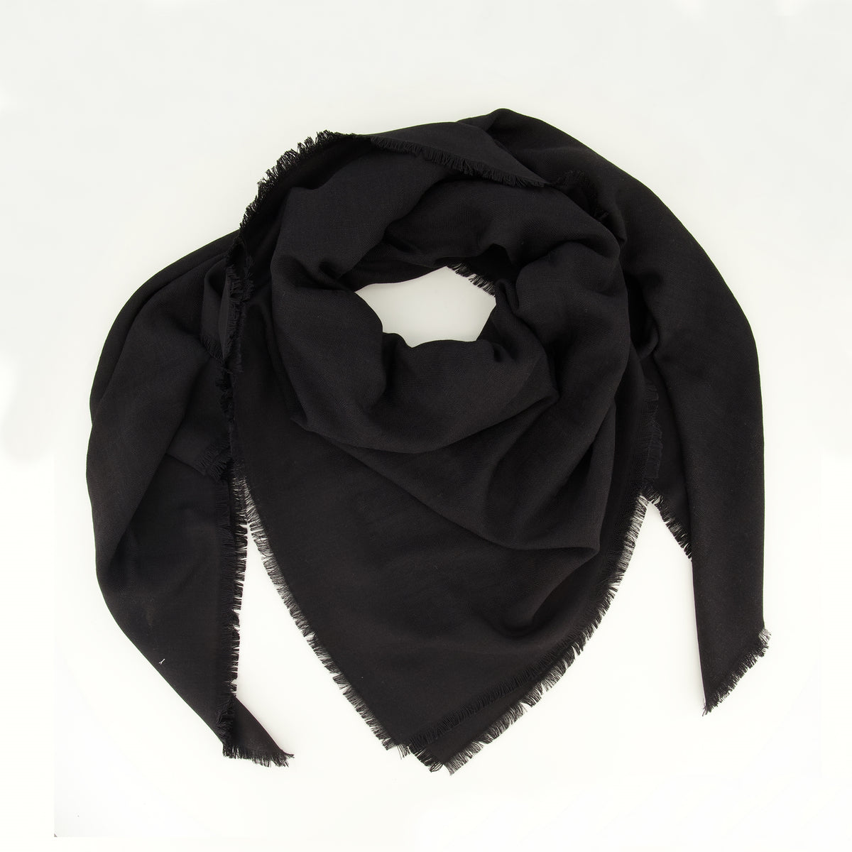 Écharpes, foulards et gants FF Signature Black Scarf Fendi Noir Femme