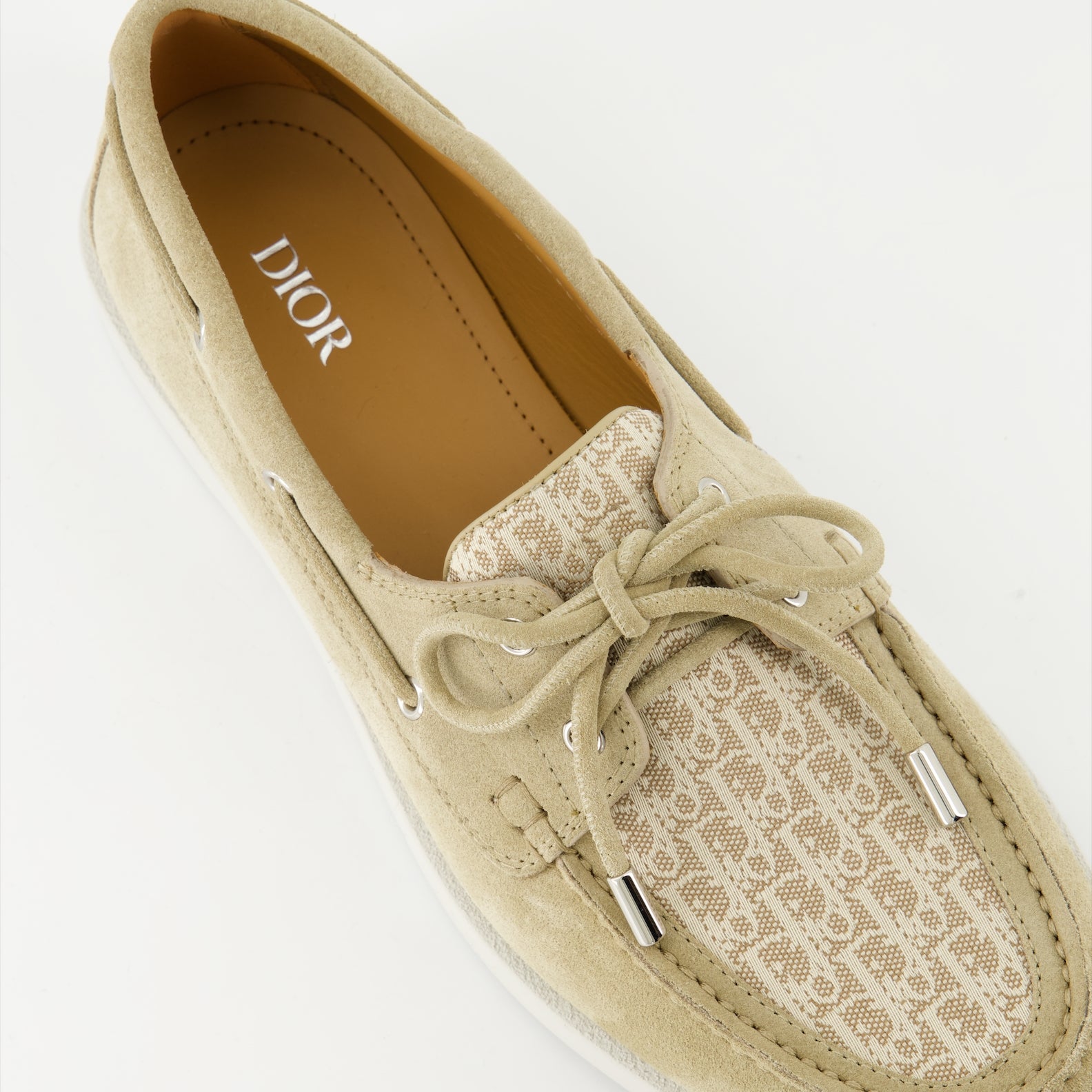 Chaussures de ville Chaussures bateau Granville Dior Beige Homme