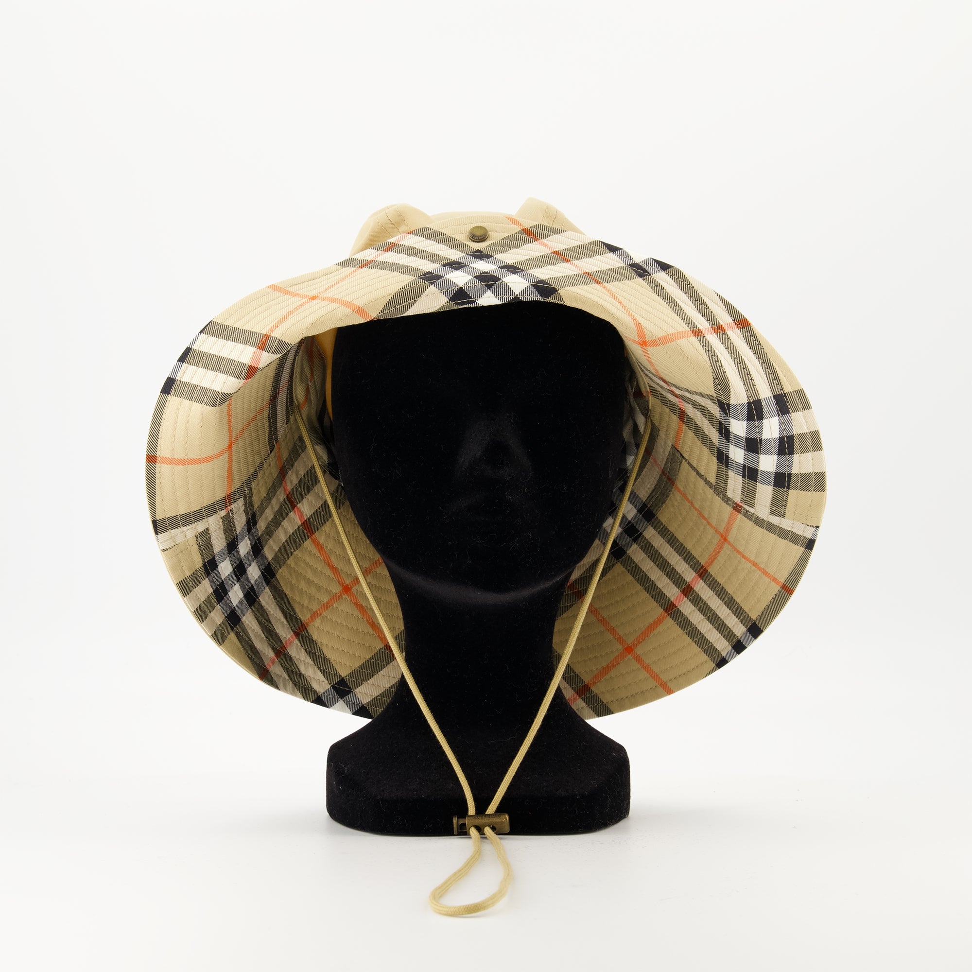 Chapeaux, casquettes et bonnets Chapéus Visor em Check Burberry Beige Unisexe