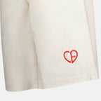 Shorts CD Heart Bermuda Dior Bianco Homme