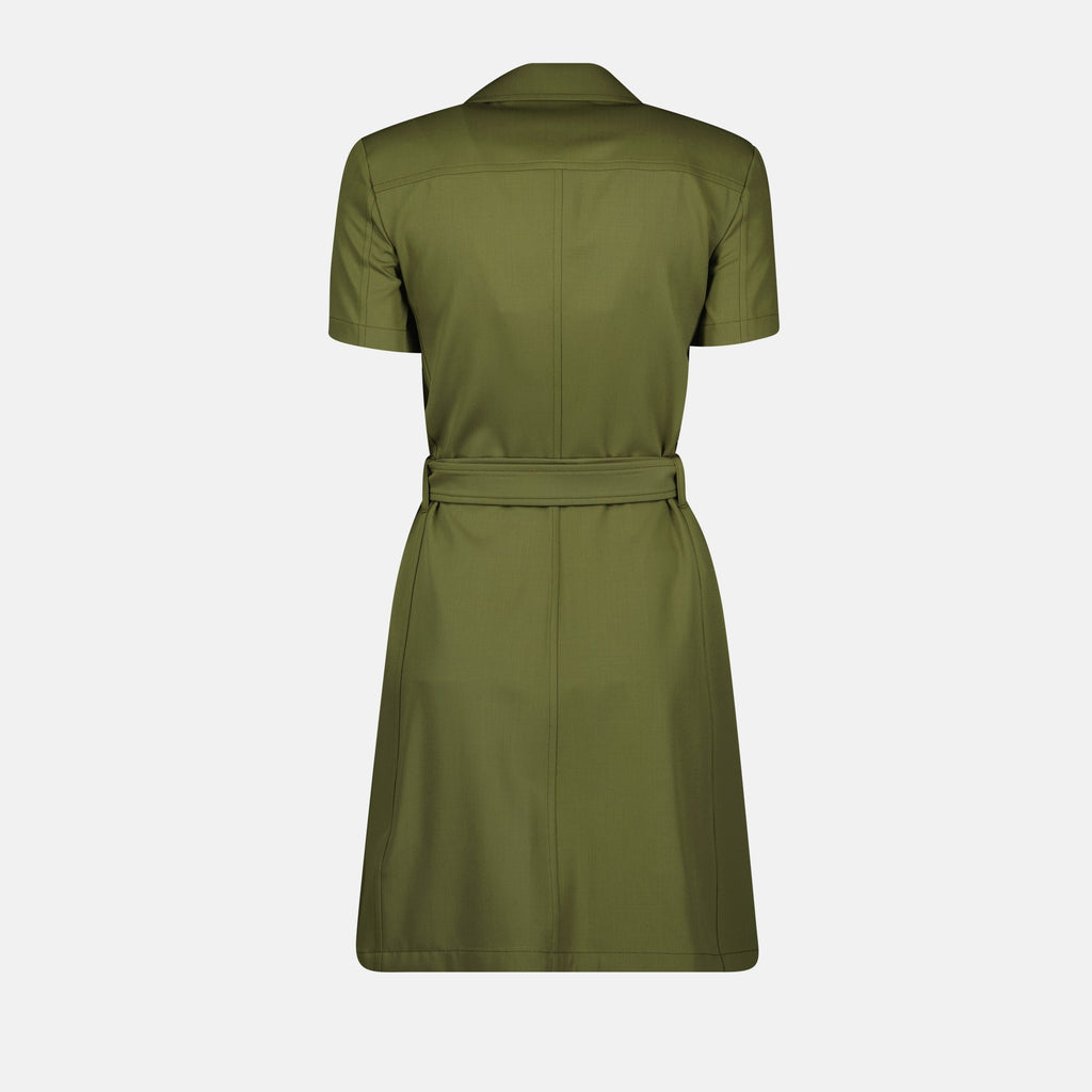 Robes Robe trench verte Burberry Kaki Femme