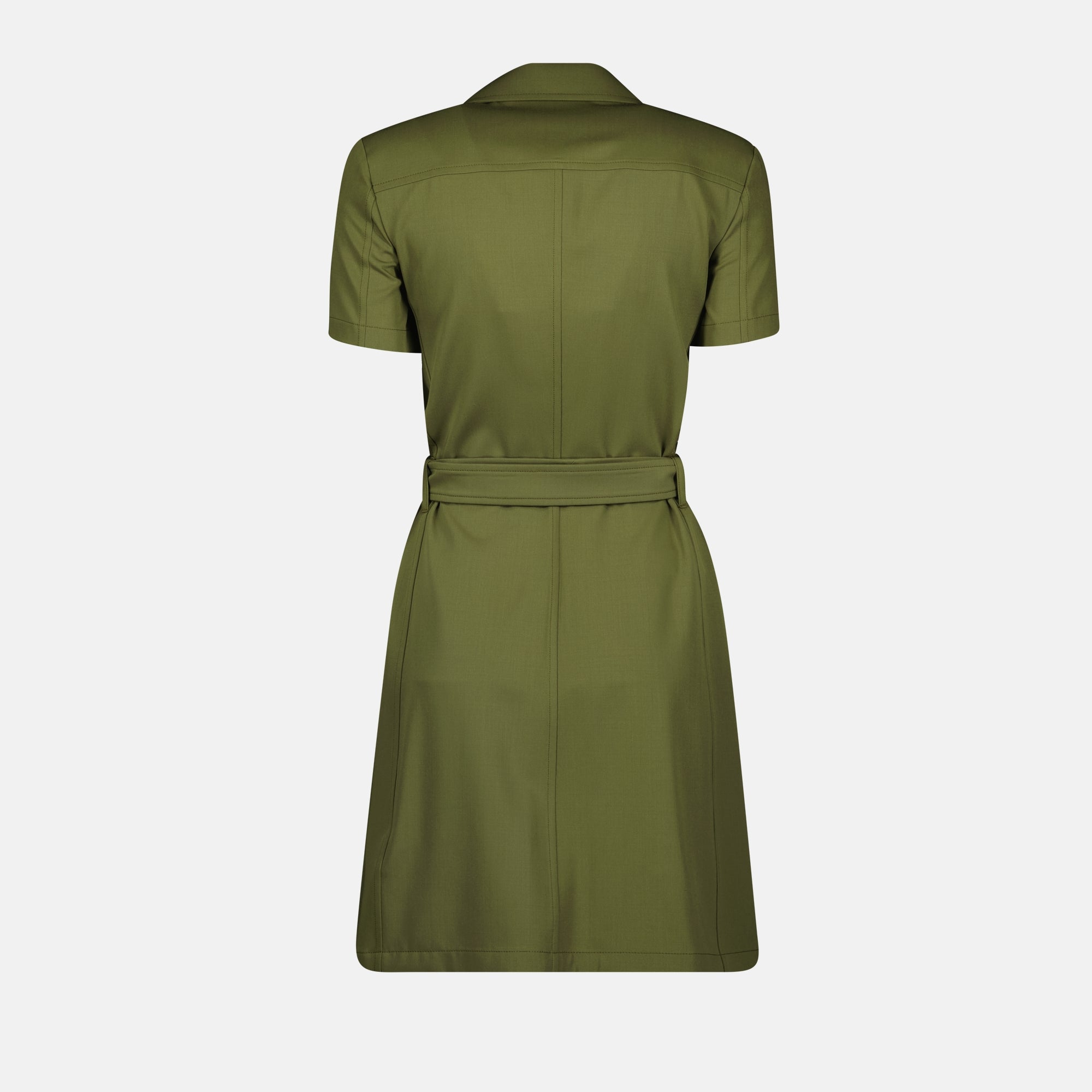 Robes Robe trench verte Burberry Kaki Femme