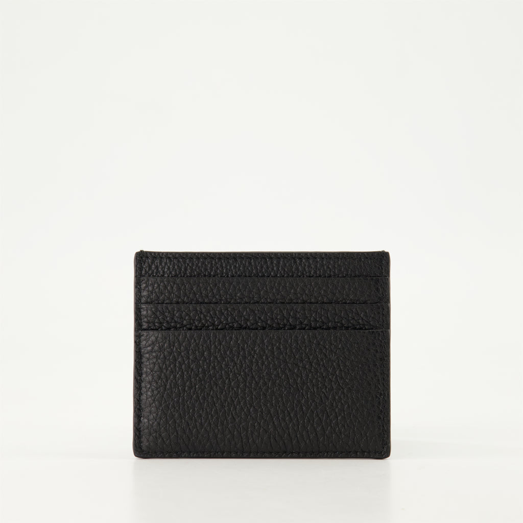 Small leather goods Leather Card Holder Prada Black Homme