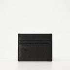 Small leather goods Leather Card Holder Prada Black Homme