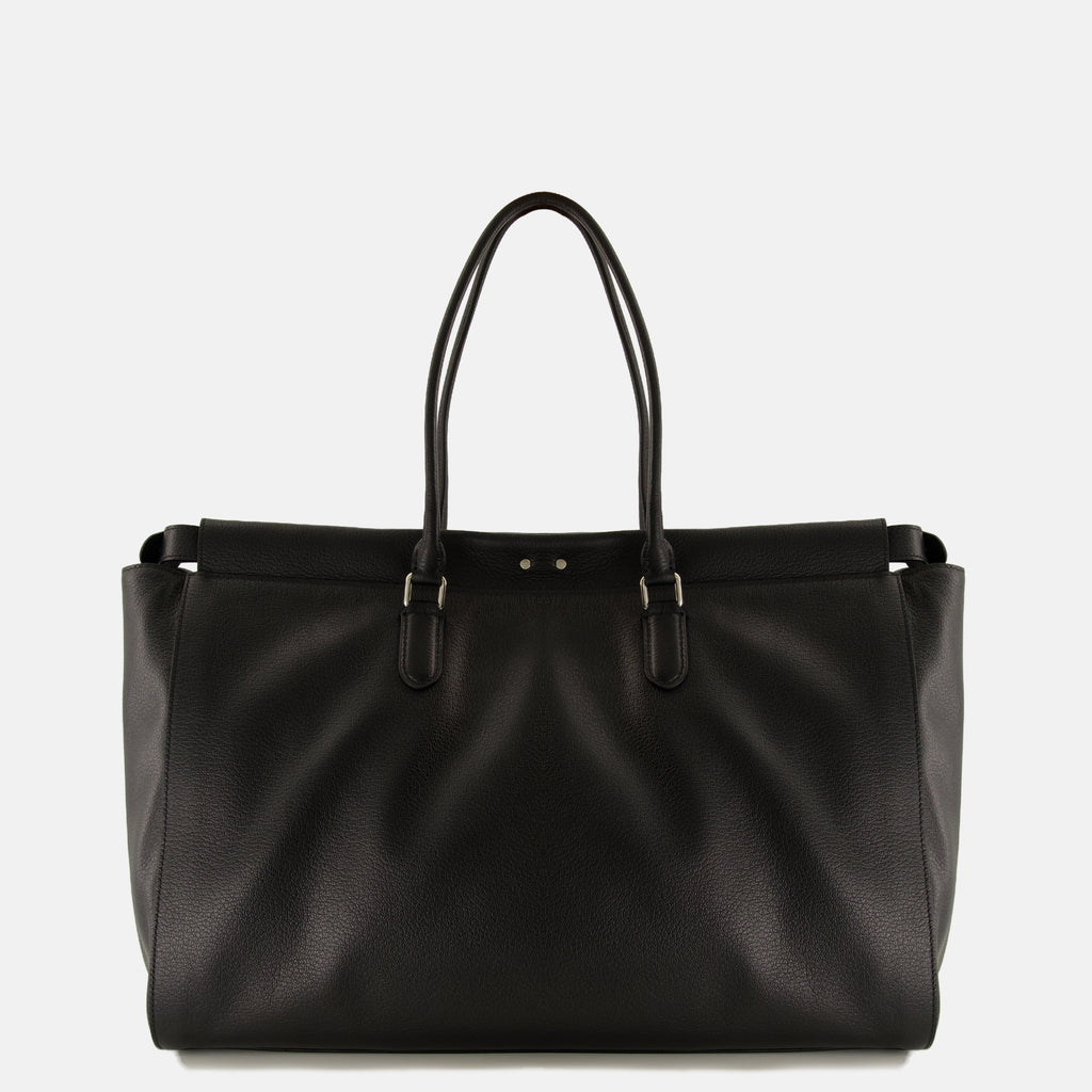 Sacs cabas Große Peekaboo Tote aus schwarzem strukturiertem Leder Fendi Noir Homme