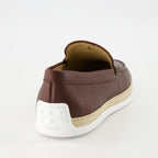 로퍼 가죽 로퍼 Tod's 갈색 Homme