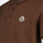 Polos Polo à logo Moncler Marrom Homme