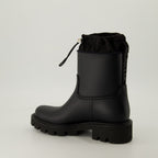 Bottines Mini Bottes Kickstream de pluie Moncler Noir Femme