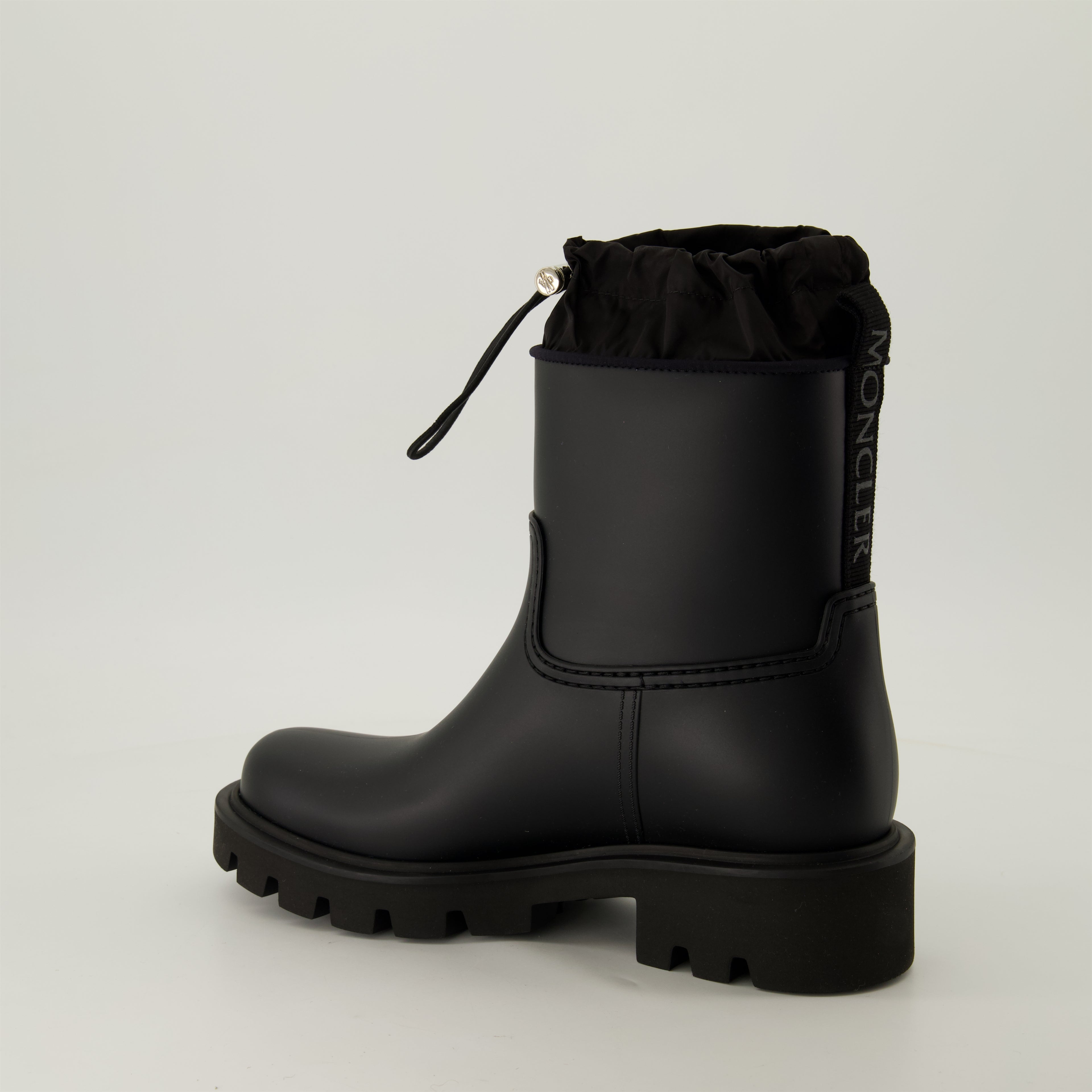 Bottines Mini Bottes Kickstream de pluie Moncler Noir Femme