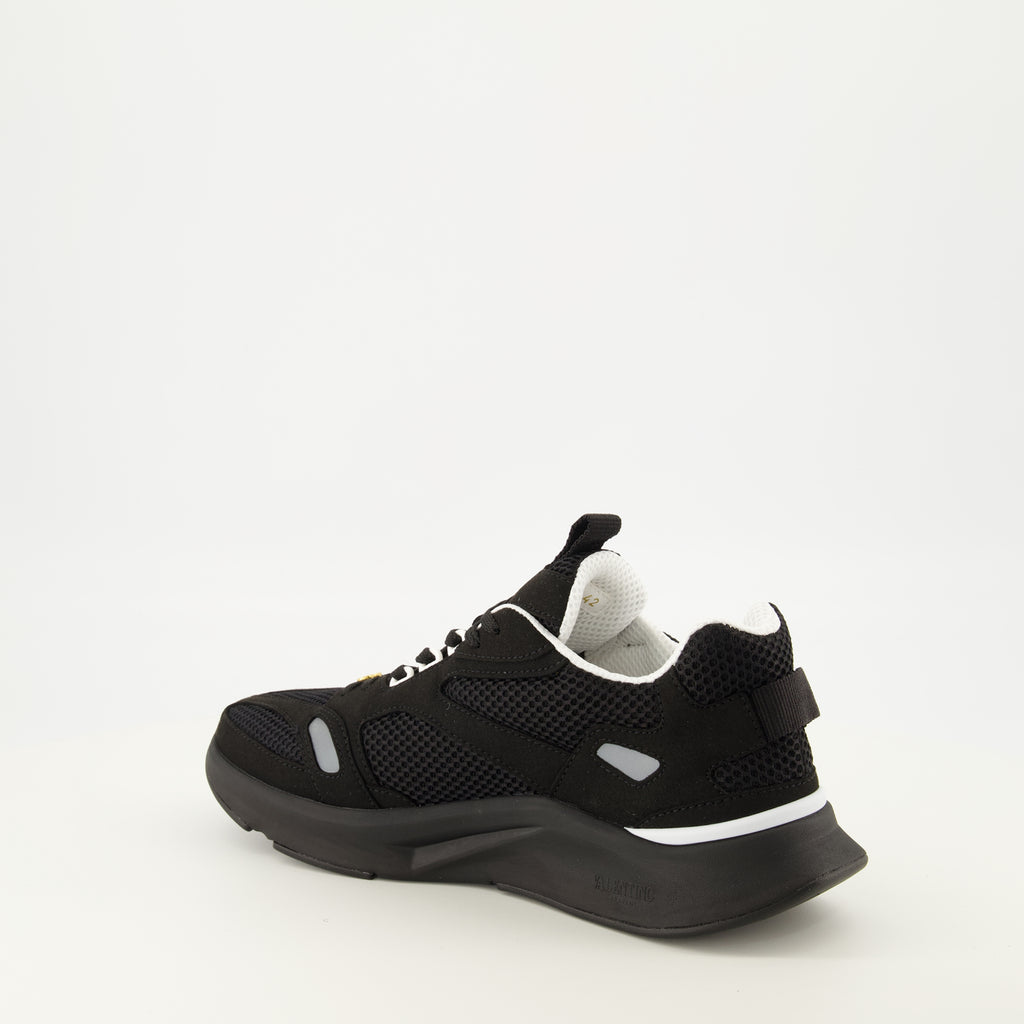 Baskets 데미비 블랙 패브릭 스니커즈 Valentino Garavani Noir Homme