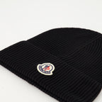 Gorras, sombreros y gorros Gorro de Punto Negro Moncler Negro Homme