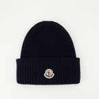 Chapéus, bonés e gorros Bonnet en laine et cachemire Moncler Azul Homme