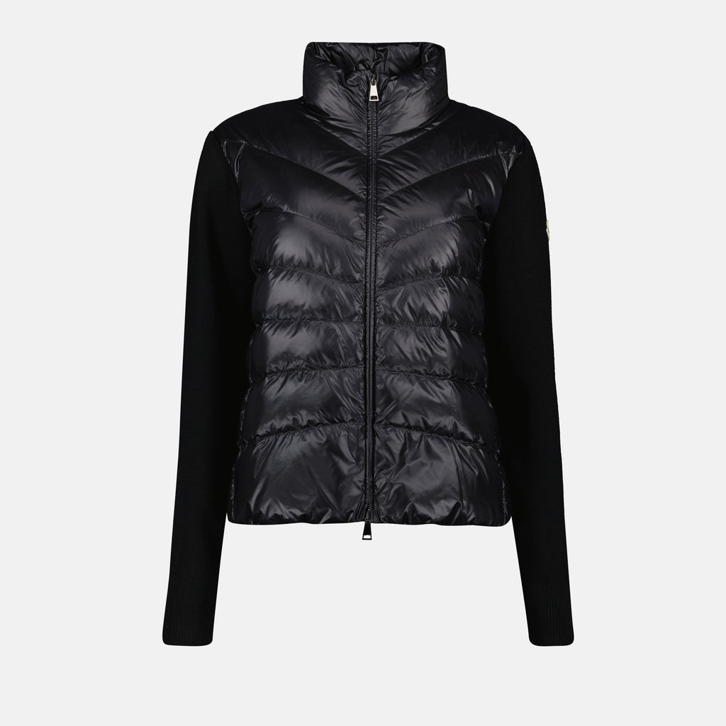 Jackets Bi-material jacket Moncler Black Femme