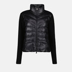 Jackets Bi-material jacket Moncler Black Femme