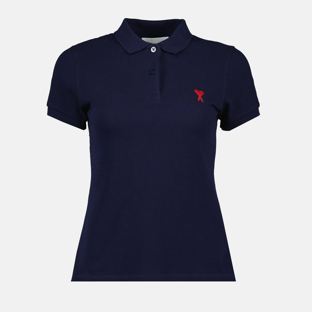 Polos FPL001.760 491 bleu nautique Ami PARIS Bleu Femme